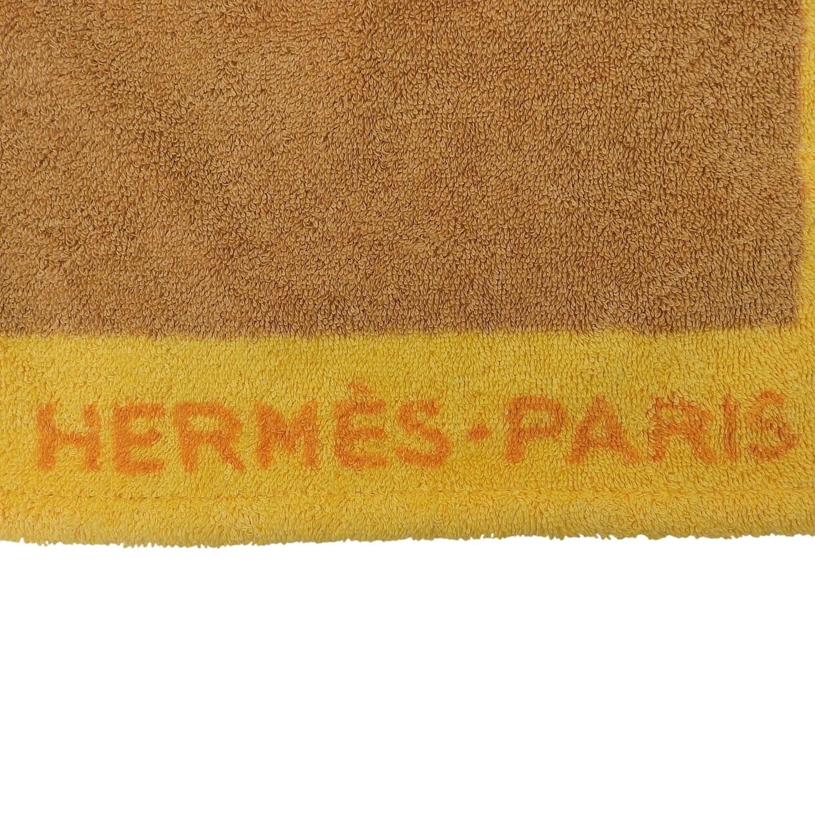  ♥品 HERMES エルメス 2025年製 Poisson Natte ポワソン ナッテ 魚 コットン100％ バスタオル ブランケット マルチ フランス製 レディース その他 タオル