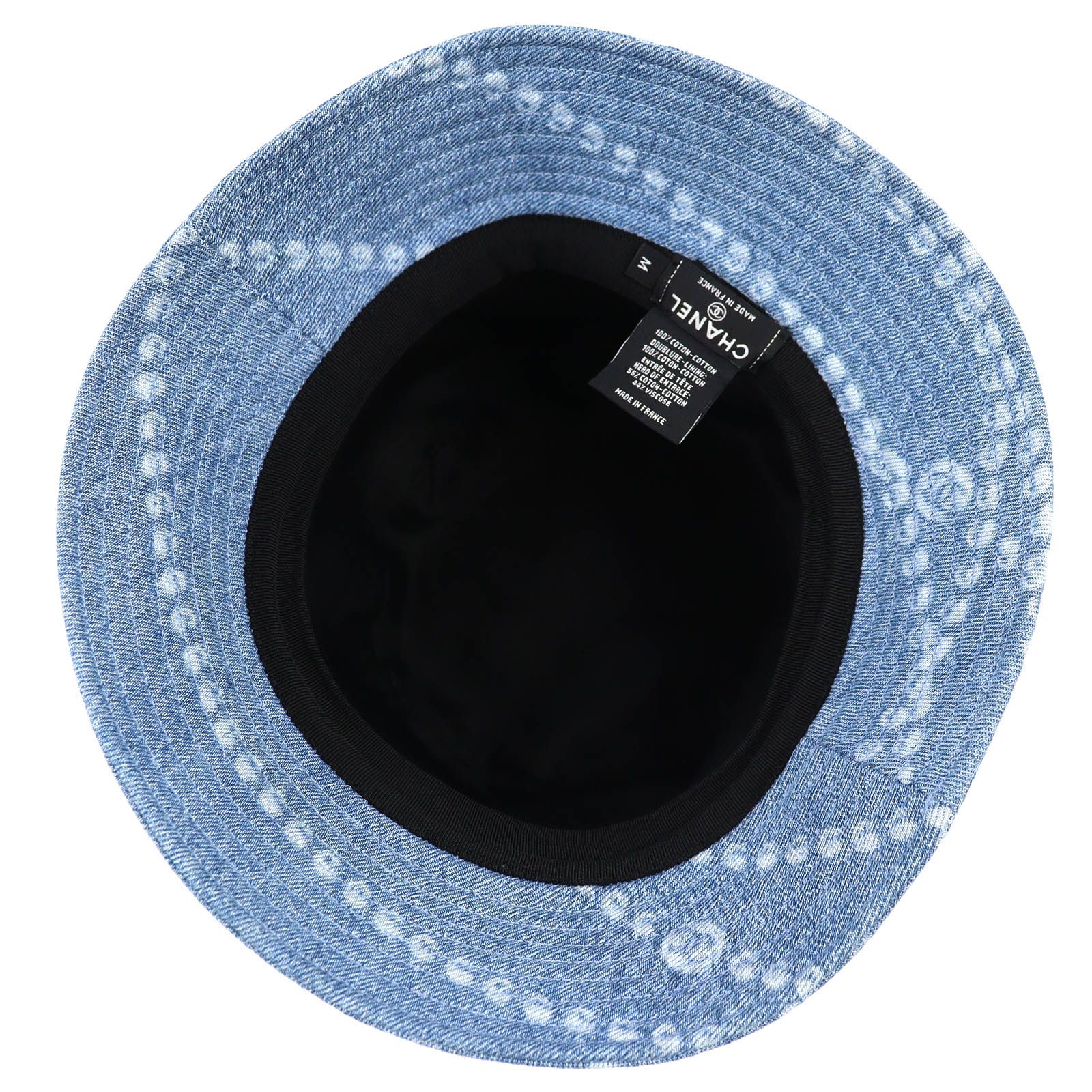 極美品△CHANEL シャネル 25P コットン100％ ココマーク パール