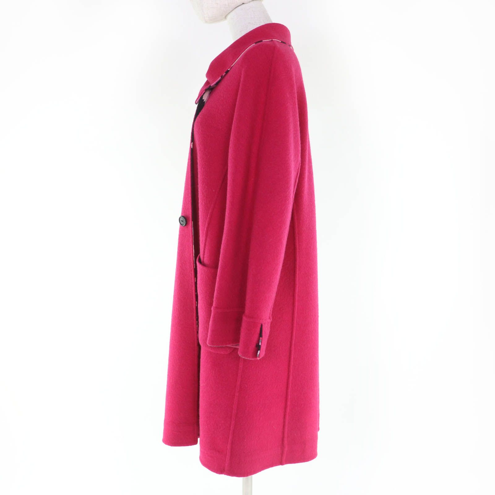 美品☆LEONARD FASHION レオナール ファッション ウール アンゴラ混 花