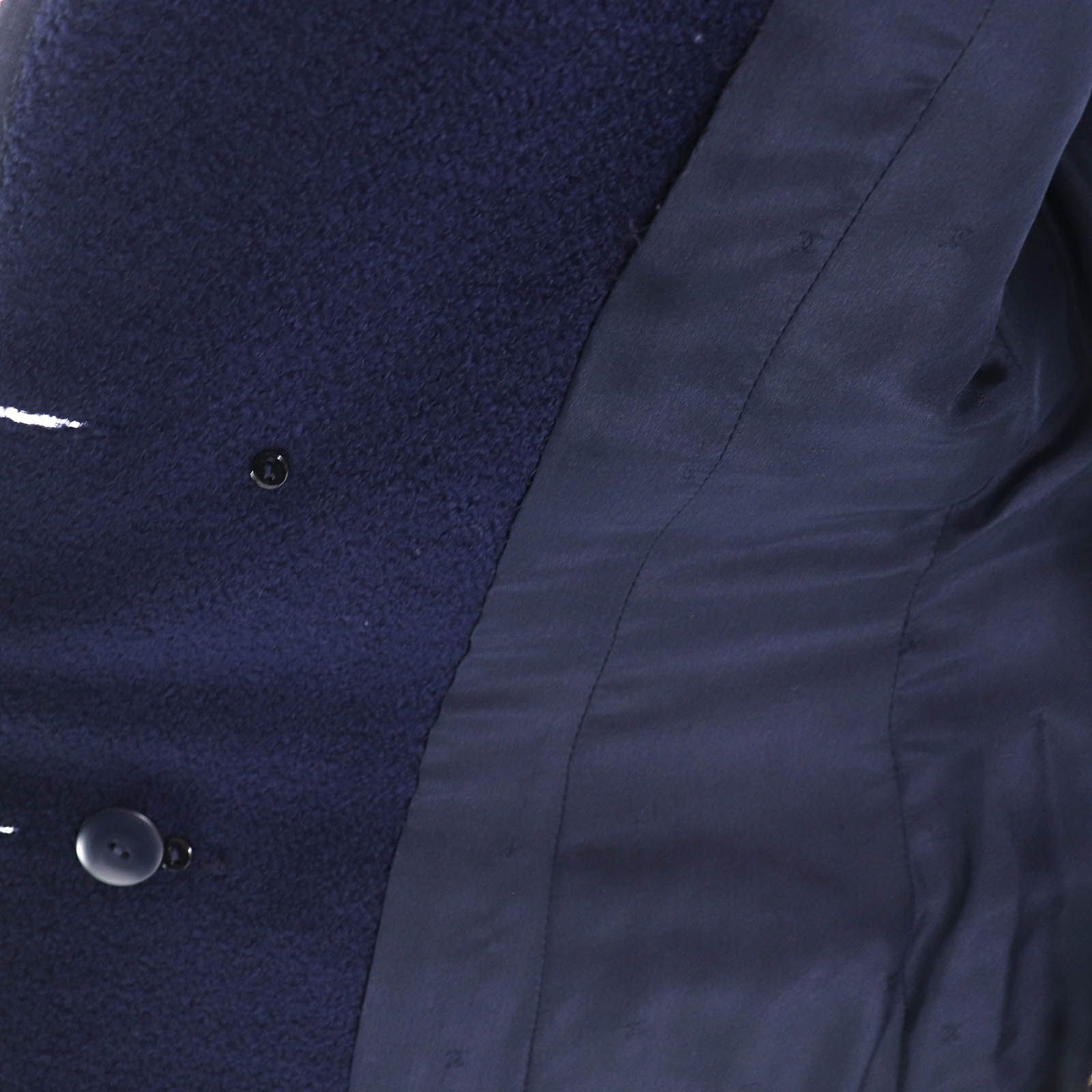 美品△CHANEL シャネル ヴィンテージ ウール100％ ロゴ入りボタン