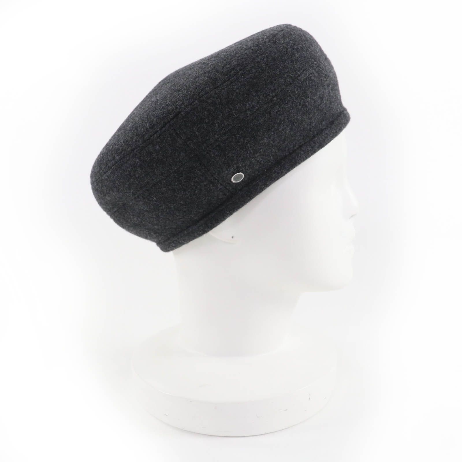 未使用品☆HERMES エルメス サントノーレ ウール カシミヤ シルバー