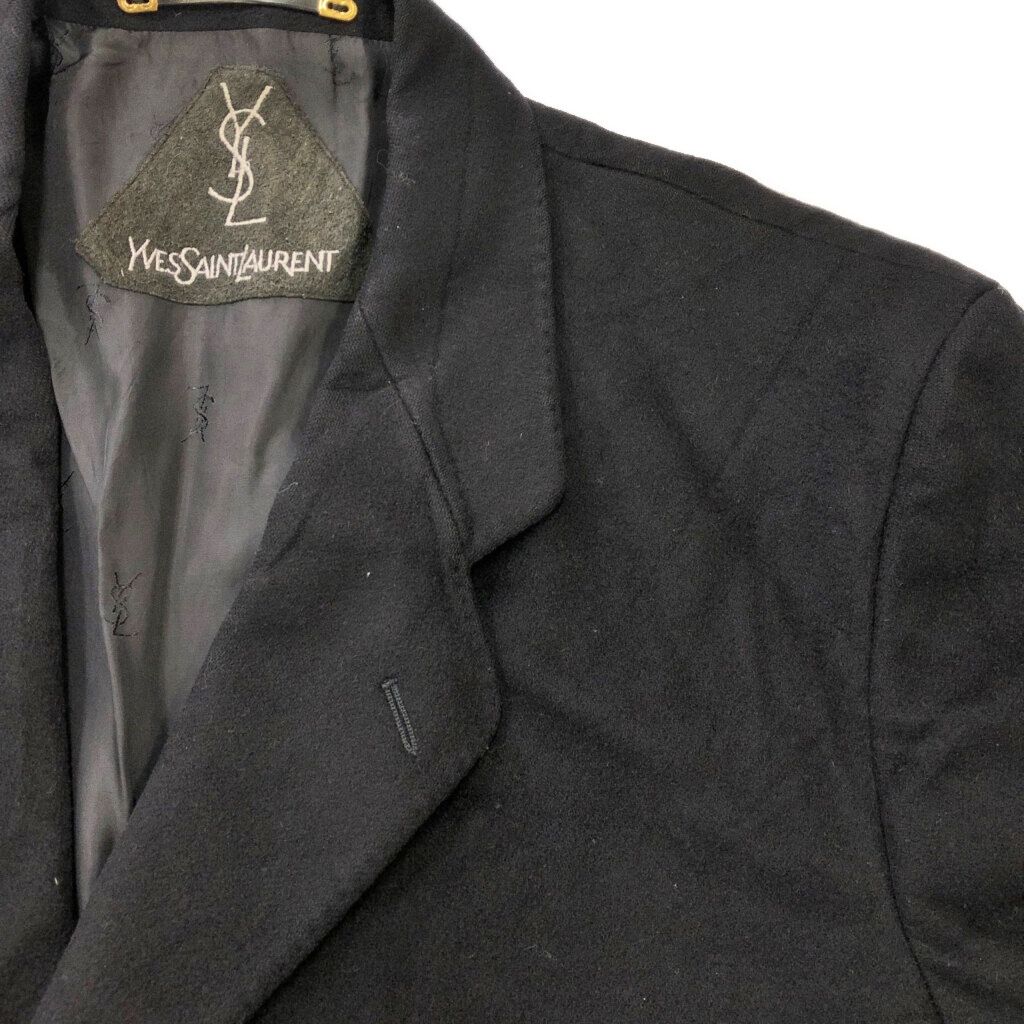 YVES SAINT LAURENT ウール イヴ サンローラン チェスターコート