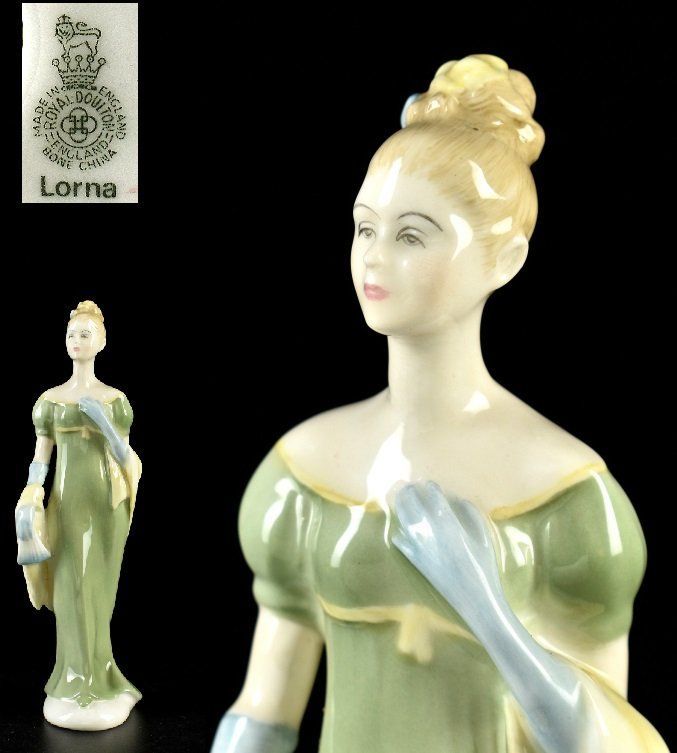 蔵A5860d】ロイヤルドルトン フィギュリン 貴婦人 オブジェ 置物