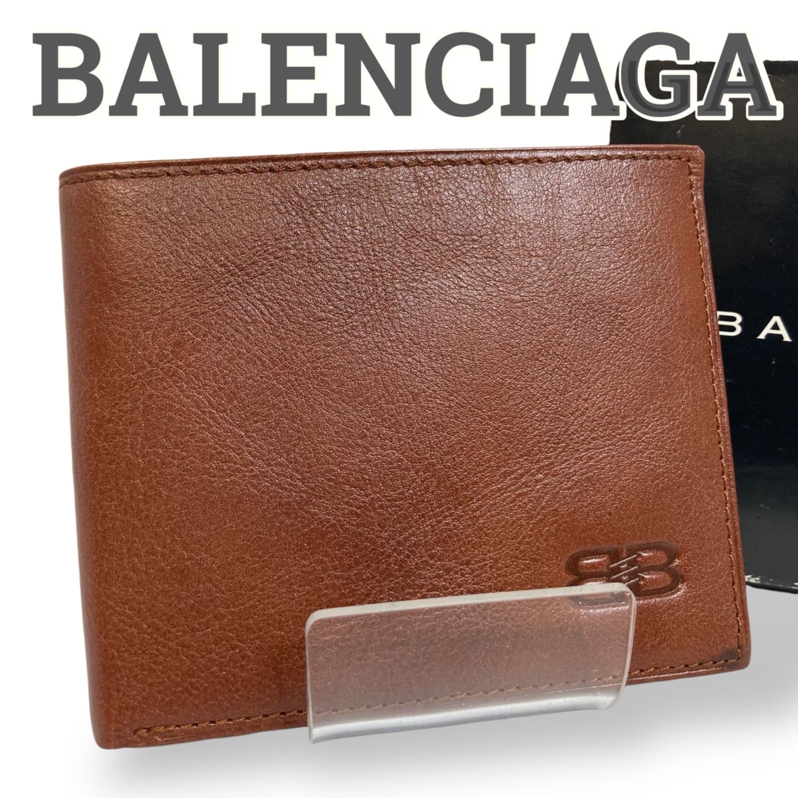 極美品】BALENCIAGA バレンシアガ 二つ折り財布 折り財布 コンパクト