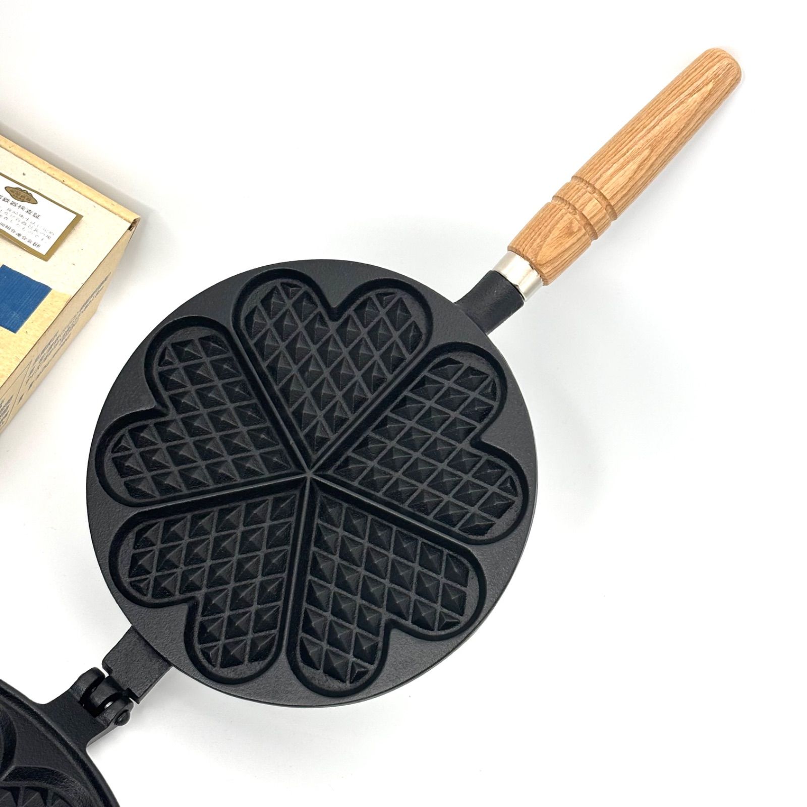 HOBBY/ホビークック 南部鉄 ワッフル焼器 菓子型 焼き型 お菓子焼き