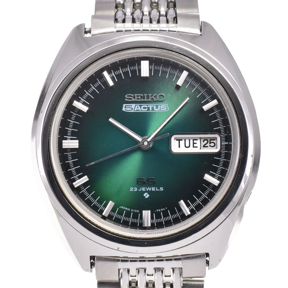 セイコー SEIKO 6106-7520 5アクタス デイデイト 自動巻き メンズ H