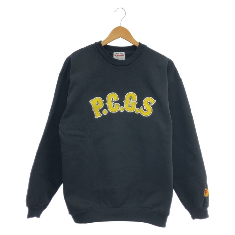 中古】PORKCHOP GARAGE SUPPLY スウェット L ブラック ポークチョップ