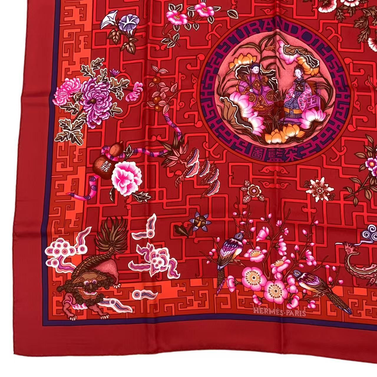 き*よ様 HERMES エルメス カレ90 シルク スカーフ トゥーランドット 未使用品 HERMES エルメス カレ90 シルク スカーフ TURANDOT