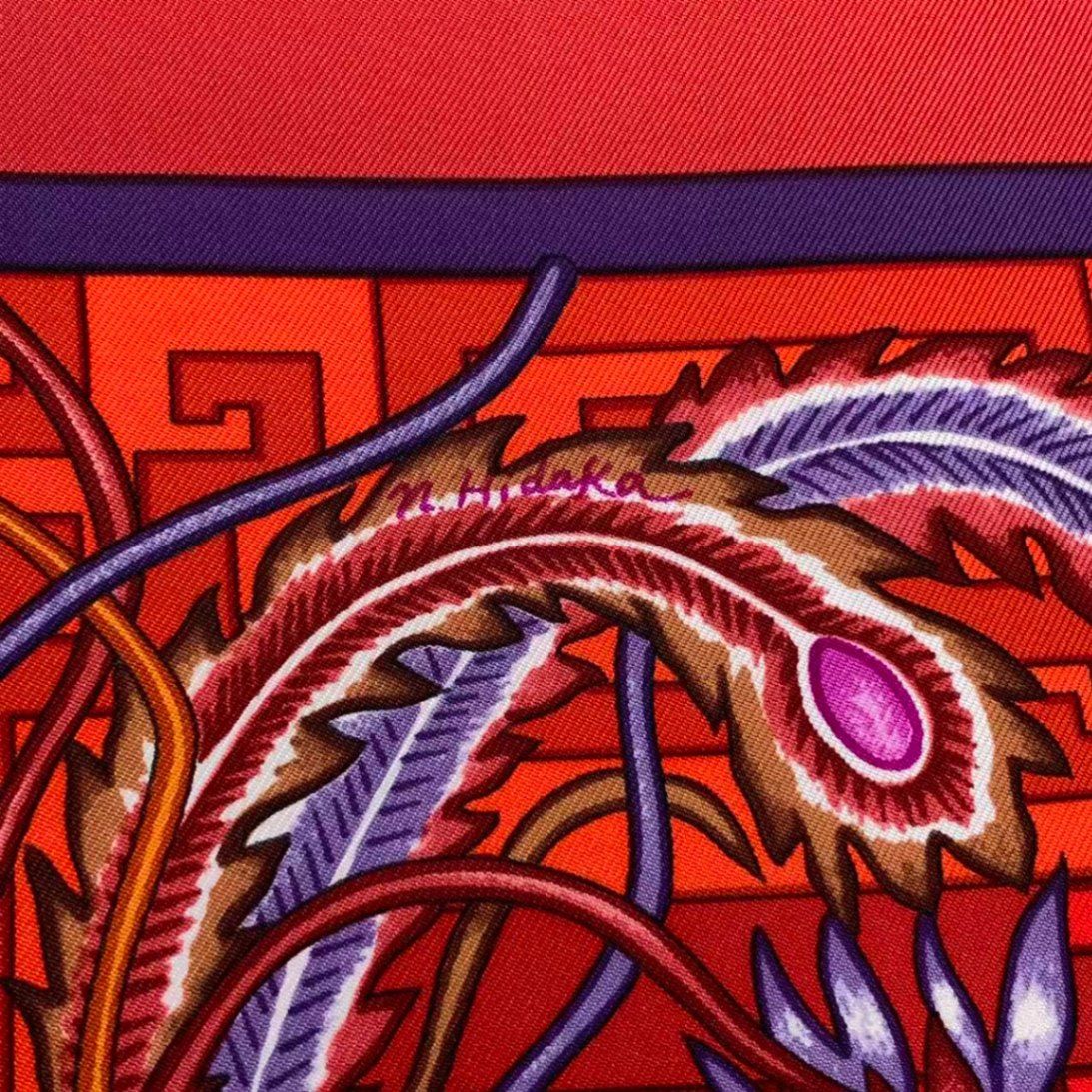 未使用品 HERMES エルメス カレ90 シルク スカーフ TURANDOT