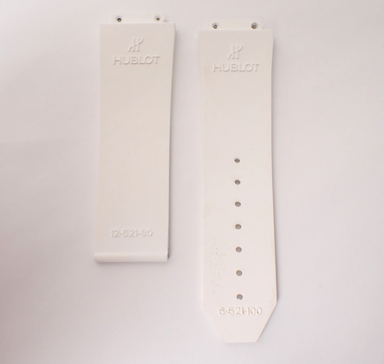 ウブロ 純正 ラバーベルト Hublot ホワイトラバーベルト Hublot ウブロ ビッグバン 交換 防水 ラバー 時計 バンド 20x13mm
