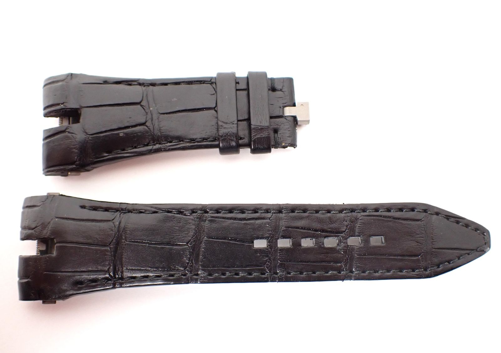 ROGER DUBUIS(ロジェ デュブイ) 時計ベルト EX45-3 BBK クロコダイル