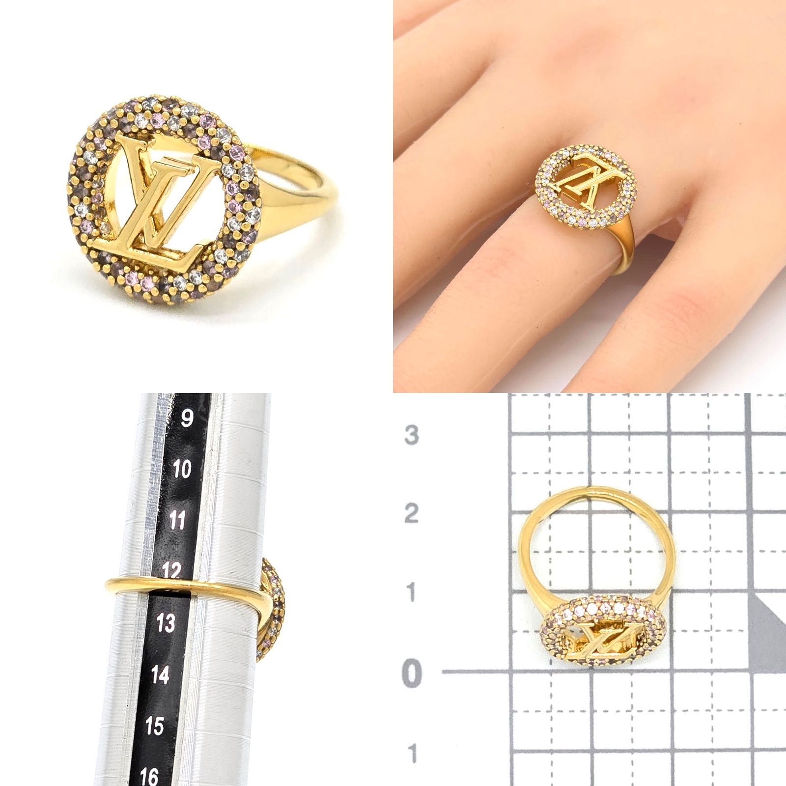 LOUIS VUITTON ルイヴィトン M1221M ルイーズ・トレゾール リング M 約