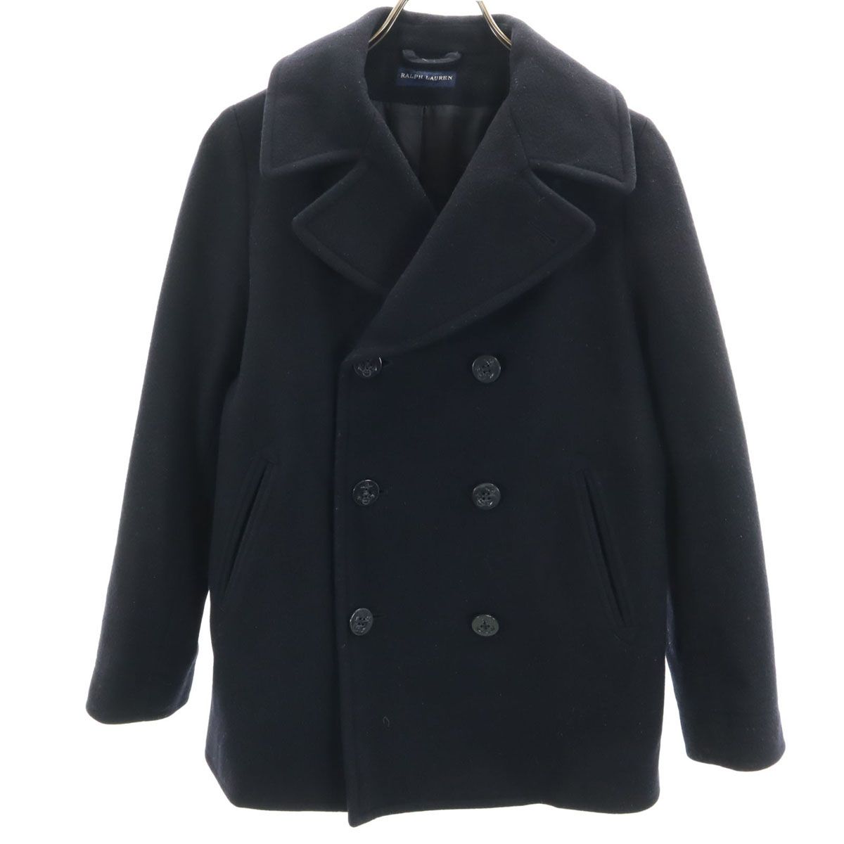 RALPH LAUREN ラルフローレン ピーコート ネイビー キッズ 古着 - メルカリ