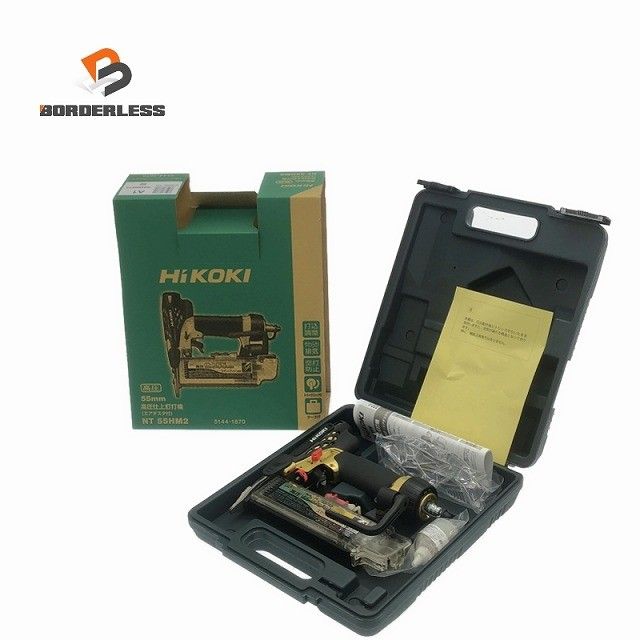 ♥品 HiKOKI ハイコーキ 55 mm 高圧 仕上釘打機 NT HM 2 フィニッシュネイラ 仕上釘打ち機 仕上げ釘打機 仕上げ釘打ち機121513