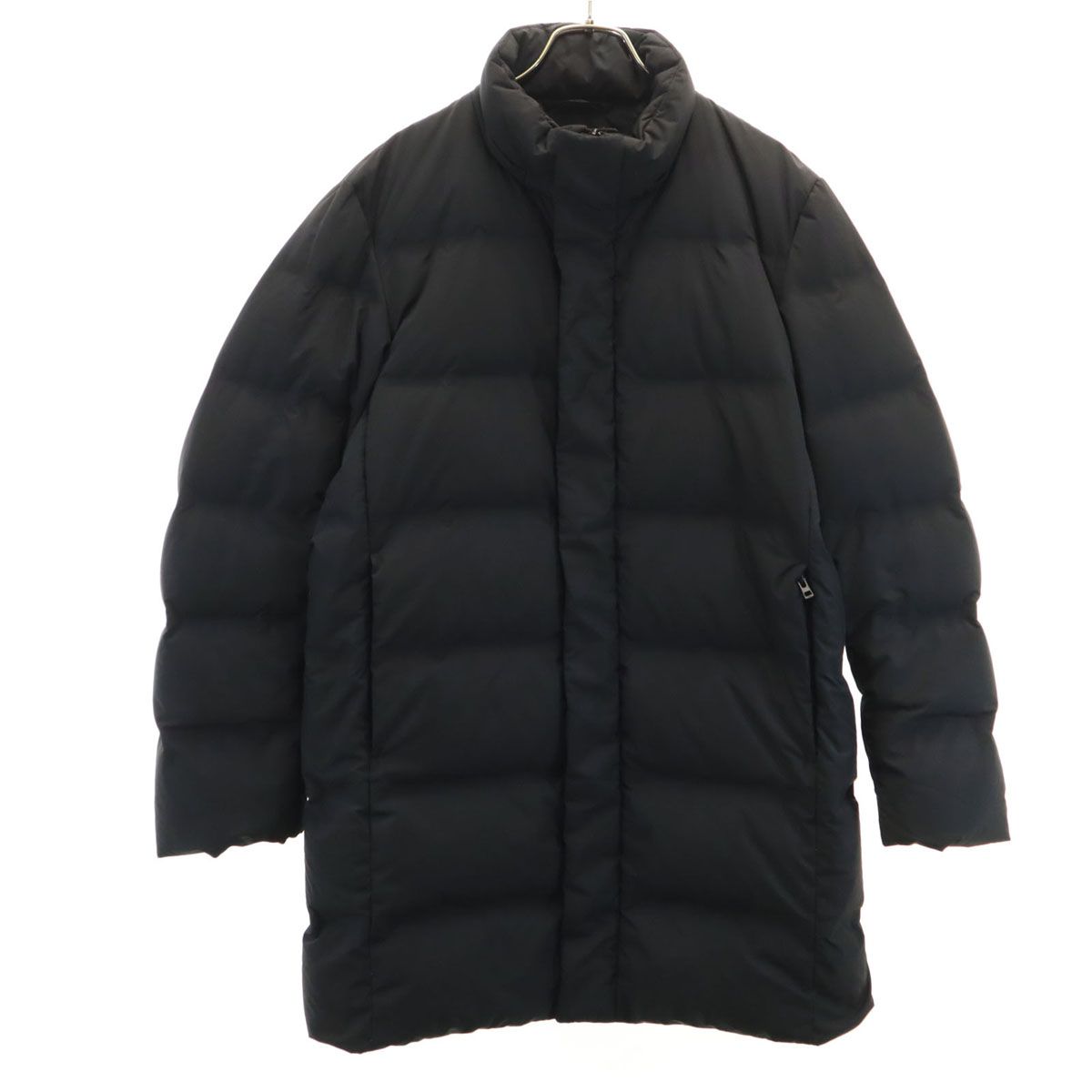 UNIQLO ユニクロ シームレス ダウンコート M ブラック メンズ 古着 