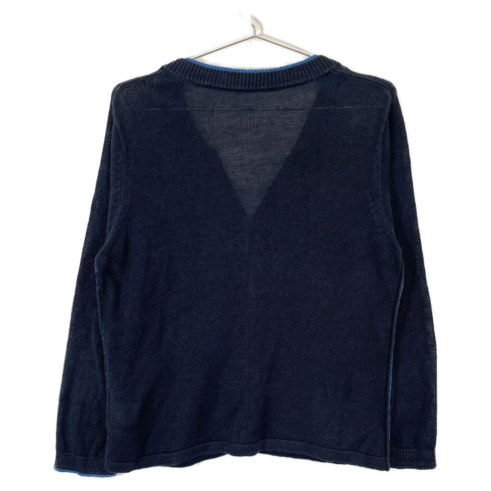 Pallas Palace パラスパレス 23年製 ネイビー リネン スタンドカラー