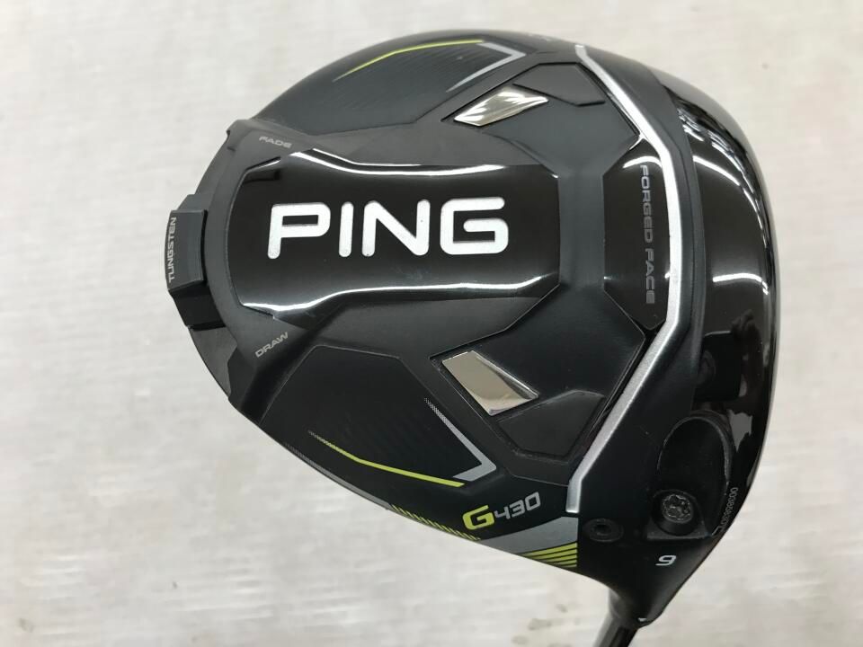 ピン G430 MAX 9度 ALTA J CB BLACK Sフレックス ドライバー 中古