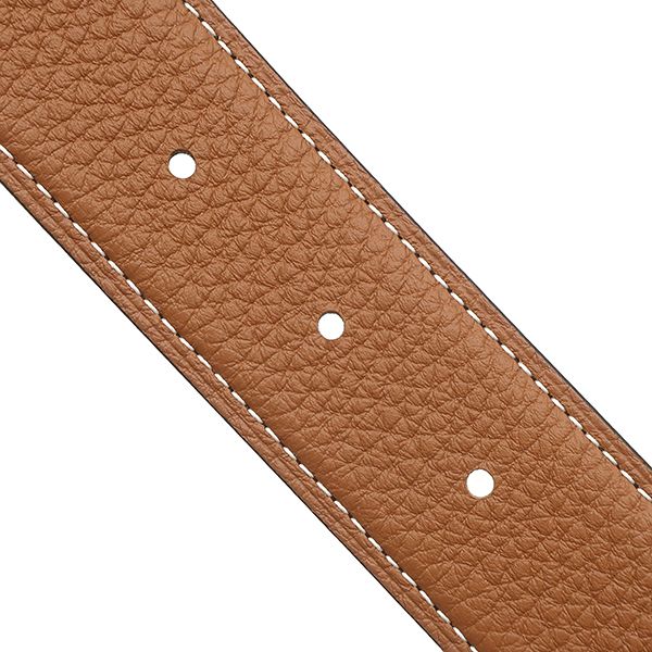 エルメス HERMES ベルト コンスタンスH トゴ ボックスカーフ ブラック×ゴールド #80 ピンクゴールド金具 新品 未使用 Hバックル リバーシブル PG RG K刻印(2025年製) 【箱】【中古】 HERMES - エルメス HERMES ベルト コンスタンスH トゴ ボックスカーフ