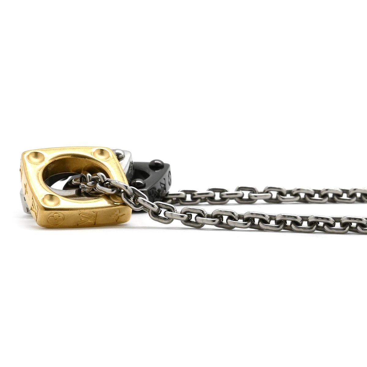 ルイヴィトン LOUIS VUITTON ネックレス ペンダント モノグラム