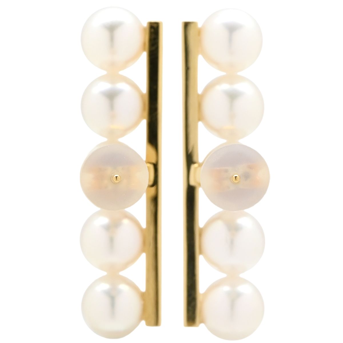 TASAKI TASAKI ピアス バランス プラス パールホワイトXイエロー