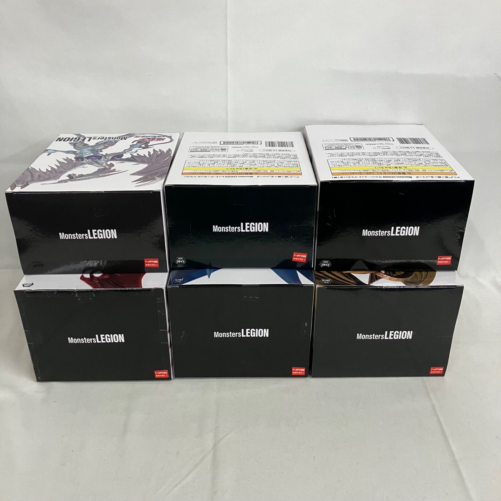未開封 遊戯王 Monsters LEGION オシリスの天空竜 他 フィギュア 6個