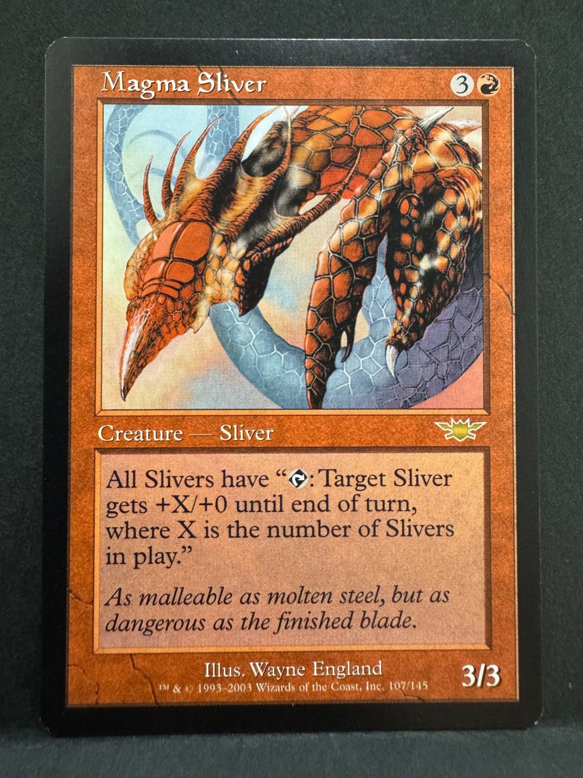 MTG 溶岩スリヴァー 英語 LGN レギオン - メルカリ