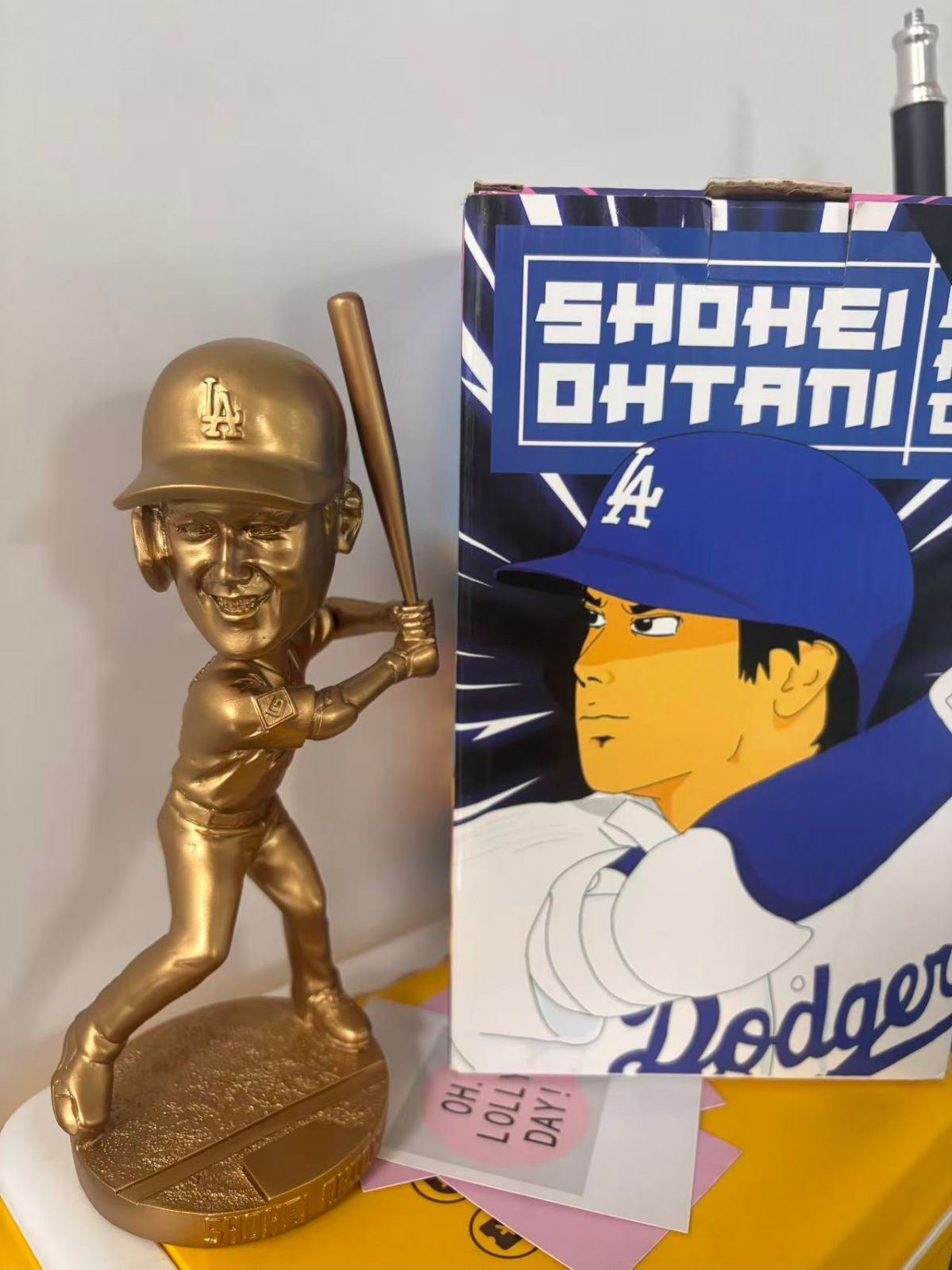 も*ゃ様 大谷翔平　ボブルヘッド　ゴールド　ドジャース会員　限定　激レア 超希少金色 大谷翔平 ボブルヘッド ゴールド ドジャース会員 限定 激