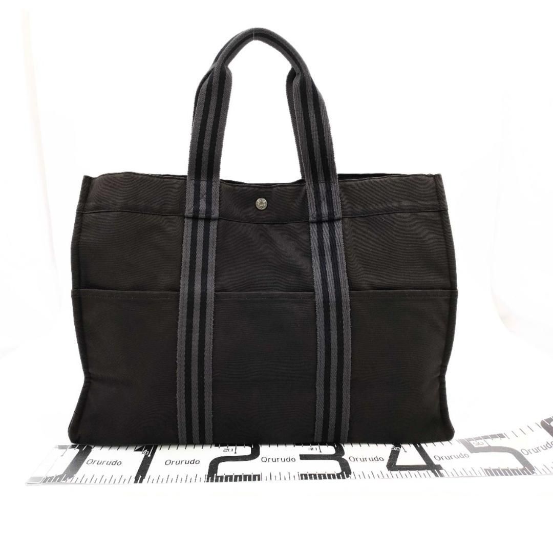 美品 エルメス HERMESフールトゥGMトートバッグ貴重サイズ大容量 黒