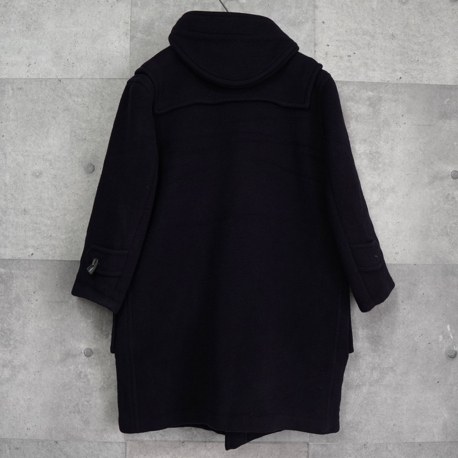 バーバリー ノバチェック裏地 ダッフルコート ネイビー - メルカリ