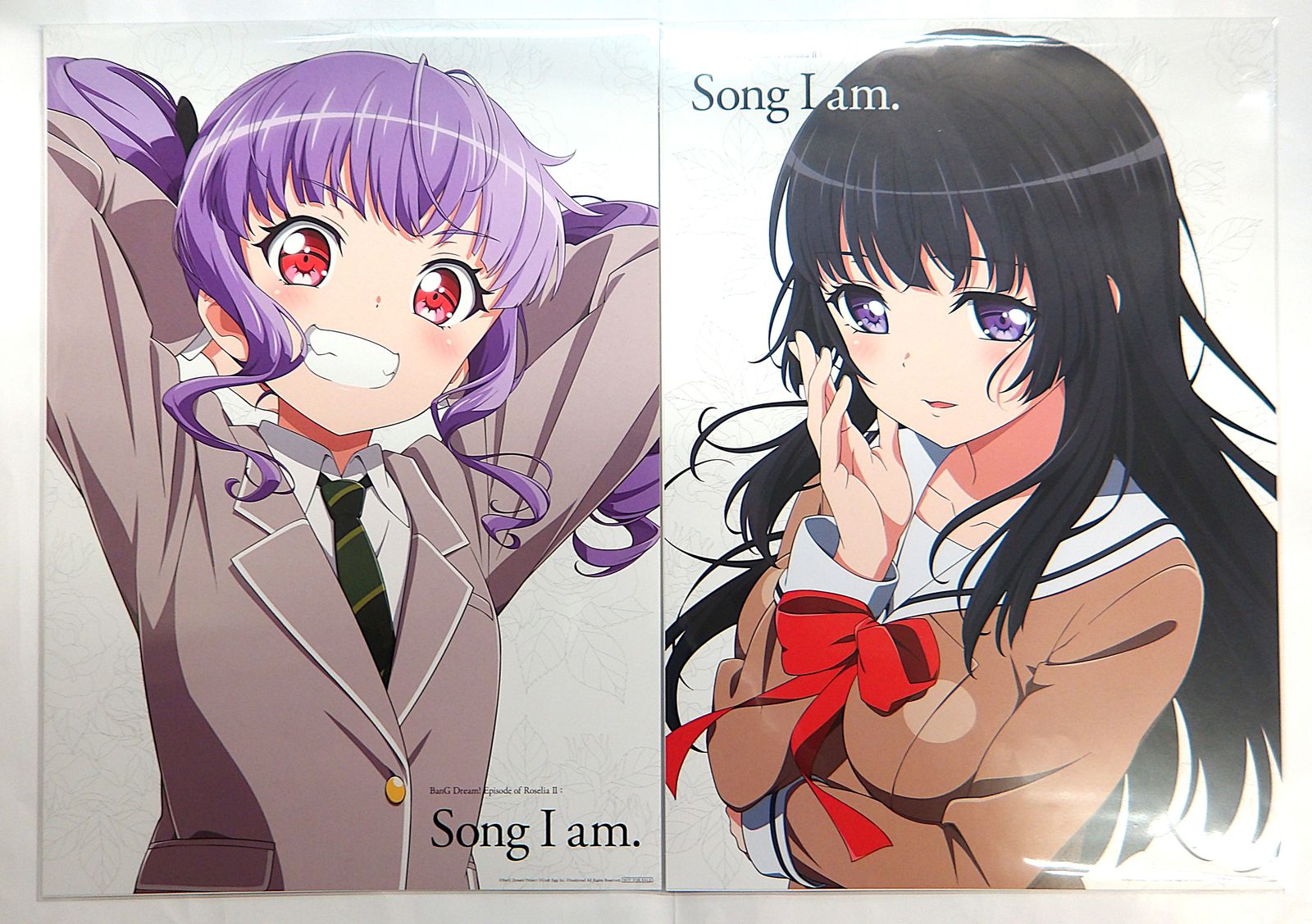 Roselia劇場版 Song I am 特典ポスター5点セット Roselia劇場版 Song I