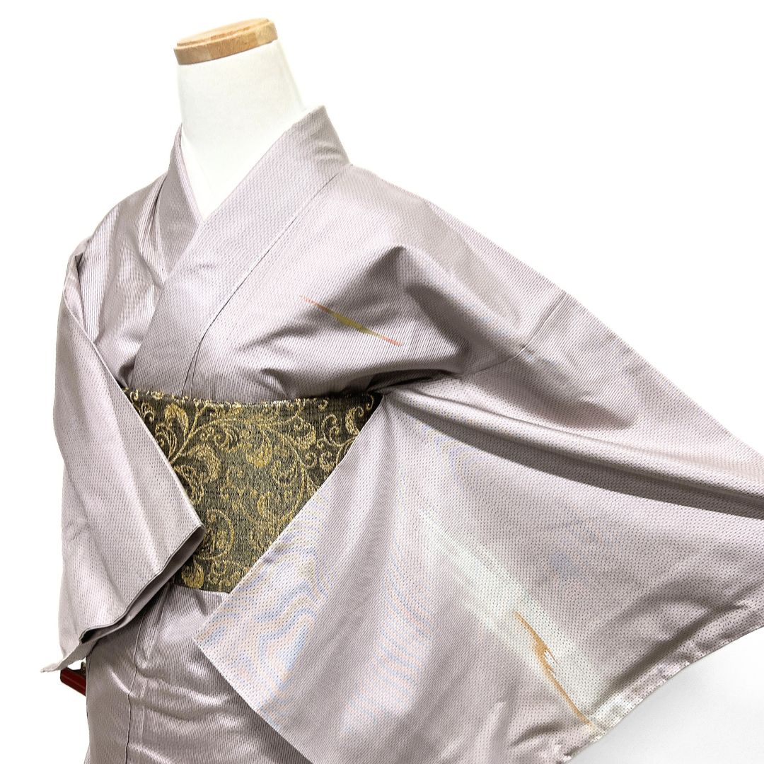 大島紬 付け下げ ぼかし染め 金彩 霞 着物 013b d ms - メルカリ