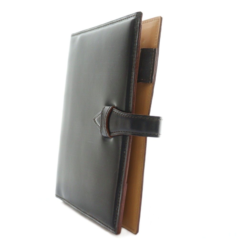 手帳カバー ダークブラウン