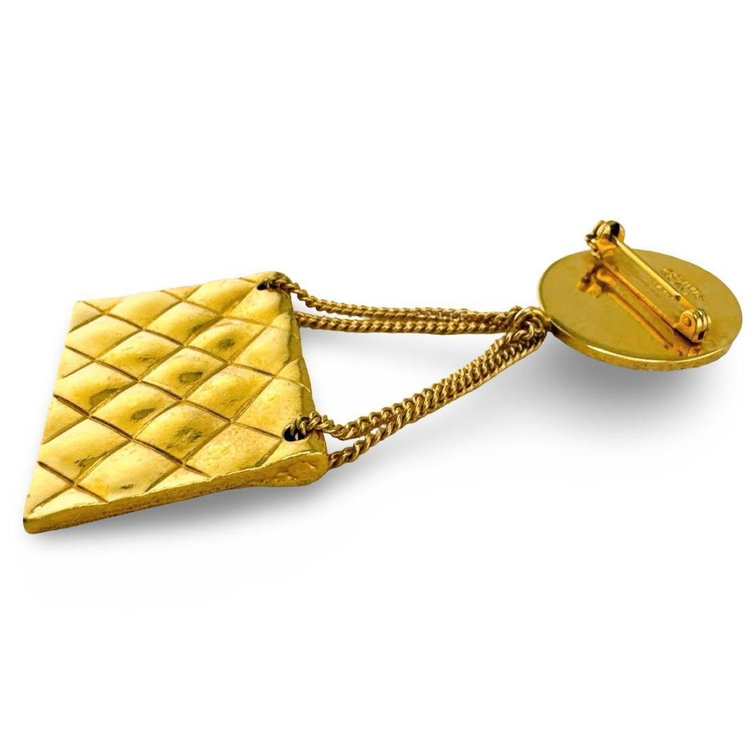 シャネル ココマーク ブローチ マトラッセバッグモチーフ ヴィンテージ