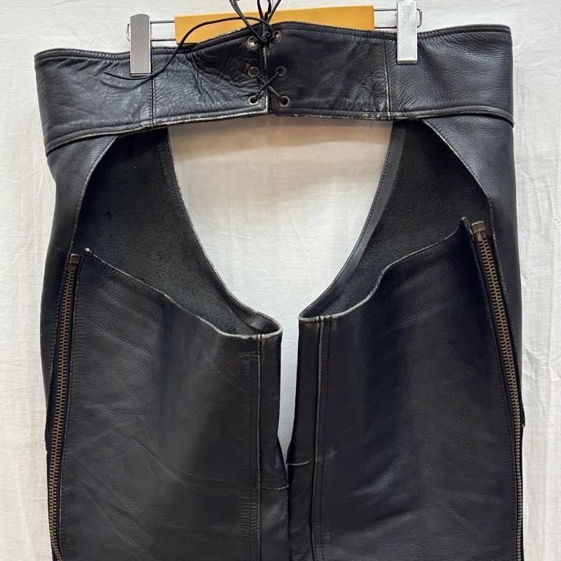 EASY RIDERS イージーライダース ブラック レザー チャップス XL 並行