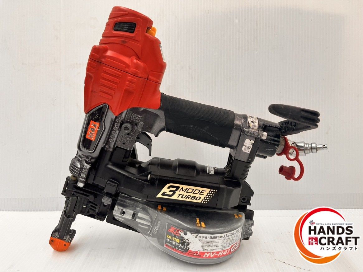 ☆マックス MAX 41mm高圧 ねじ打ち機 HV-R41G5 ターボドライバ 中古品