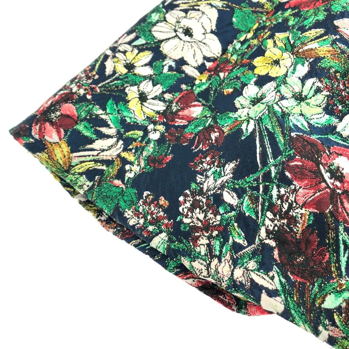 sov ソブ フラワープリントジャガードスカート サイズ:38 花柄 フレア  