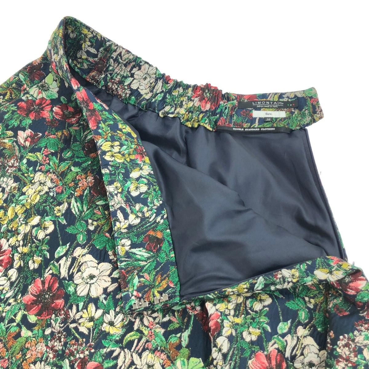 sov ソブ フラワープリントジャガードスカート サイズ:38 花柄 フレア  