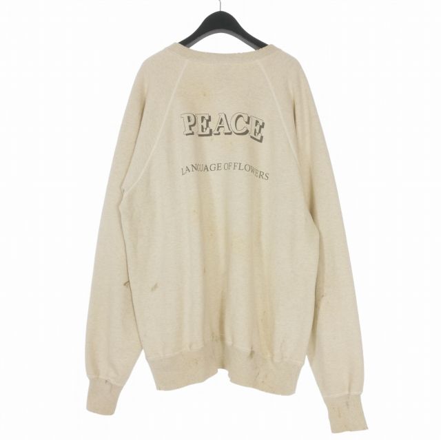 セントマイケル SAINTMICHAEL 23AW CRW N SWT DAISY ダメージ加工