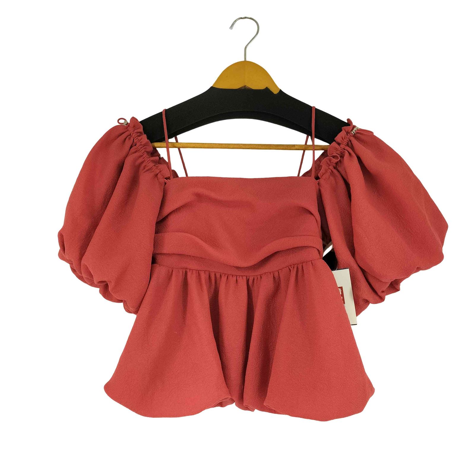 フレイアイディー FRAY I.D 25SS 3wayオフショルパフスリーブブラウス