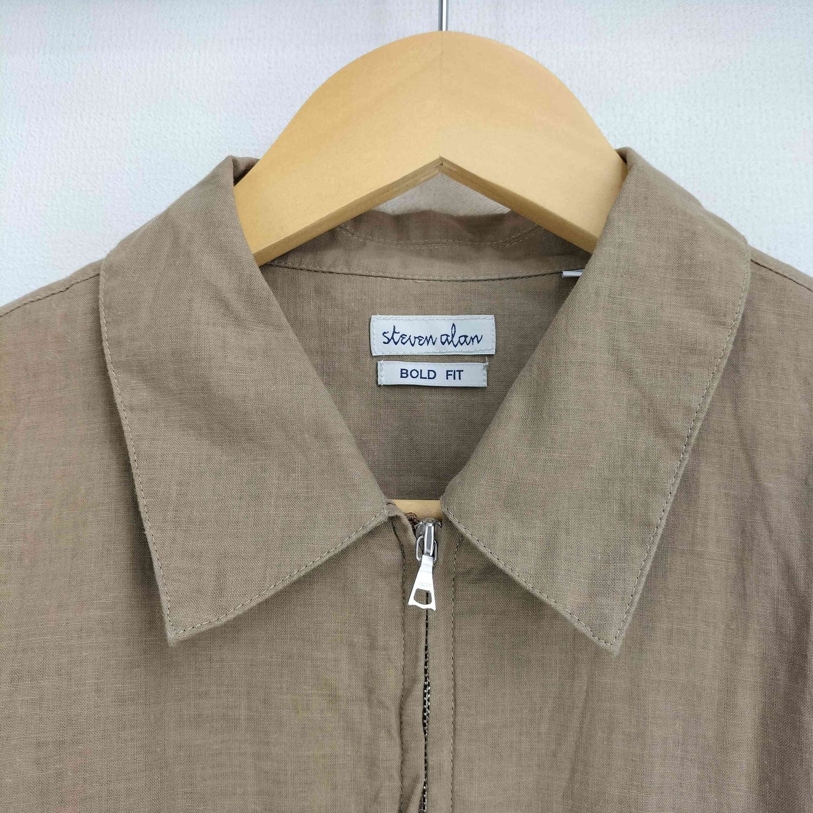 StevenAlan C/L POPLIN FULL/ZIP SHIRT/シャツ Steven Alan＞ C⁄L 