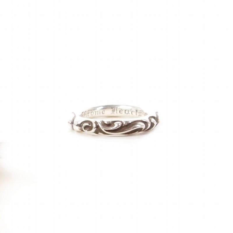 CHROME HEARTSスクロールバンド リング【インボイス原本付属】 24号 クロムハーツ CHROME HEARTS スクロールバンドリング アクセサリー 21