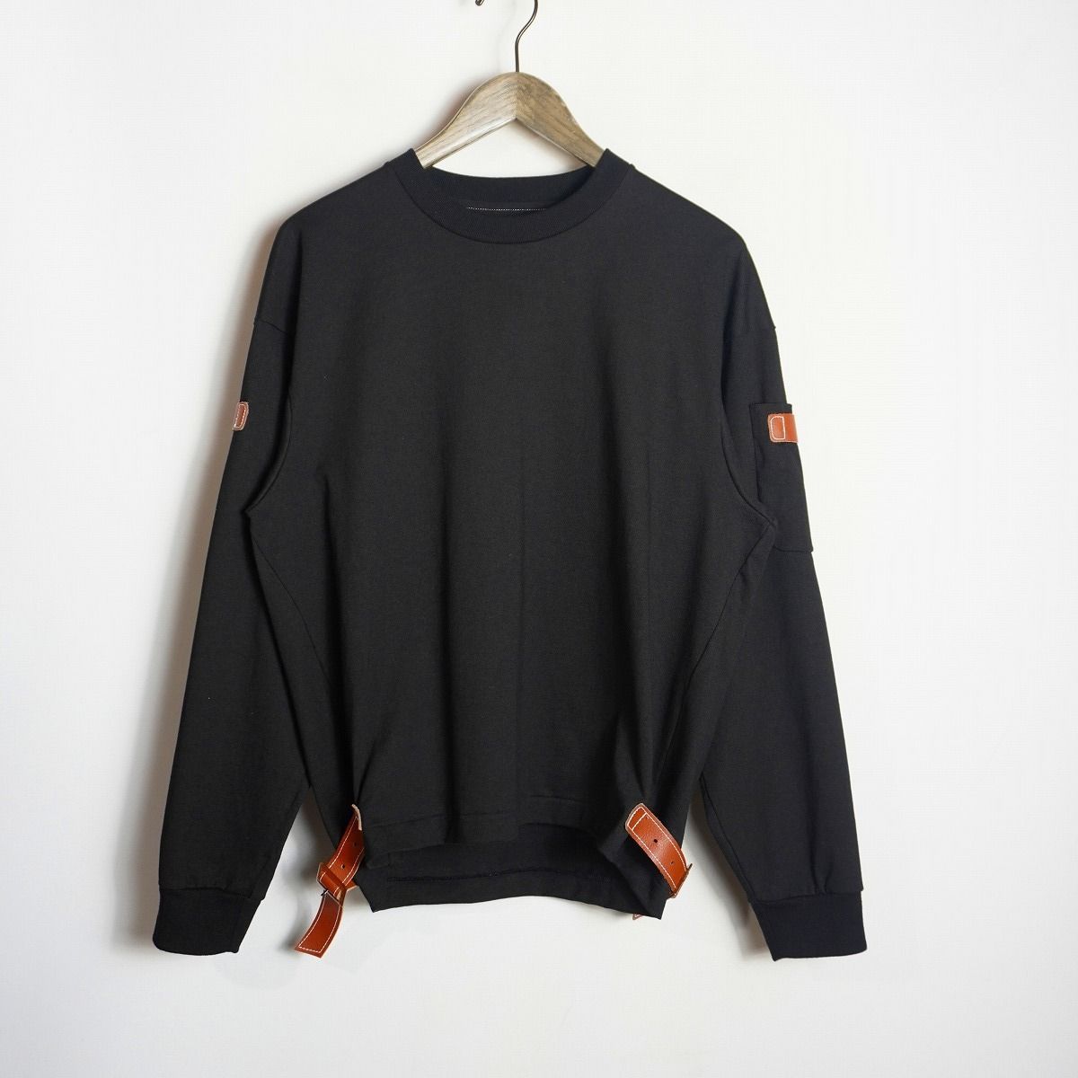 SUNSEA 25AW 3103 BELTED LONG-T ベルトロングT 美品 25AW SUNSEA サンシー 3103 BELTED LONG-T レザー ベルト ロング