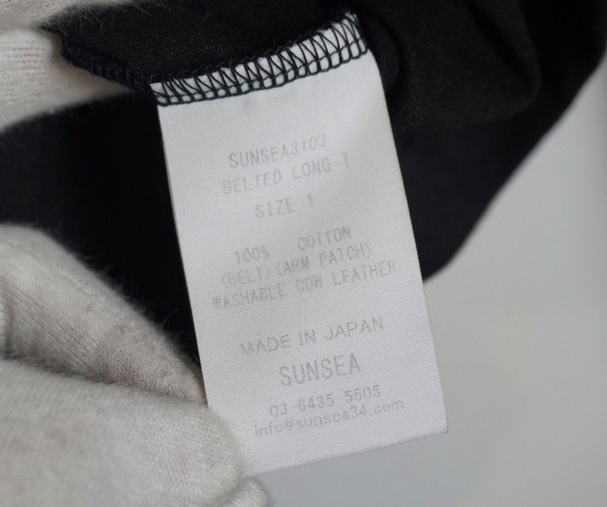 美品 25AW SUNSEA サンシー 3103 BELTED LONG-T レザー ベルト ロング