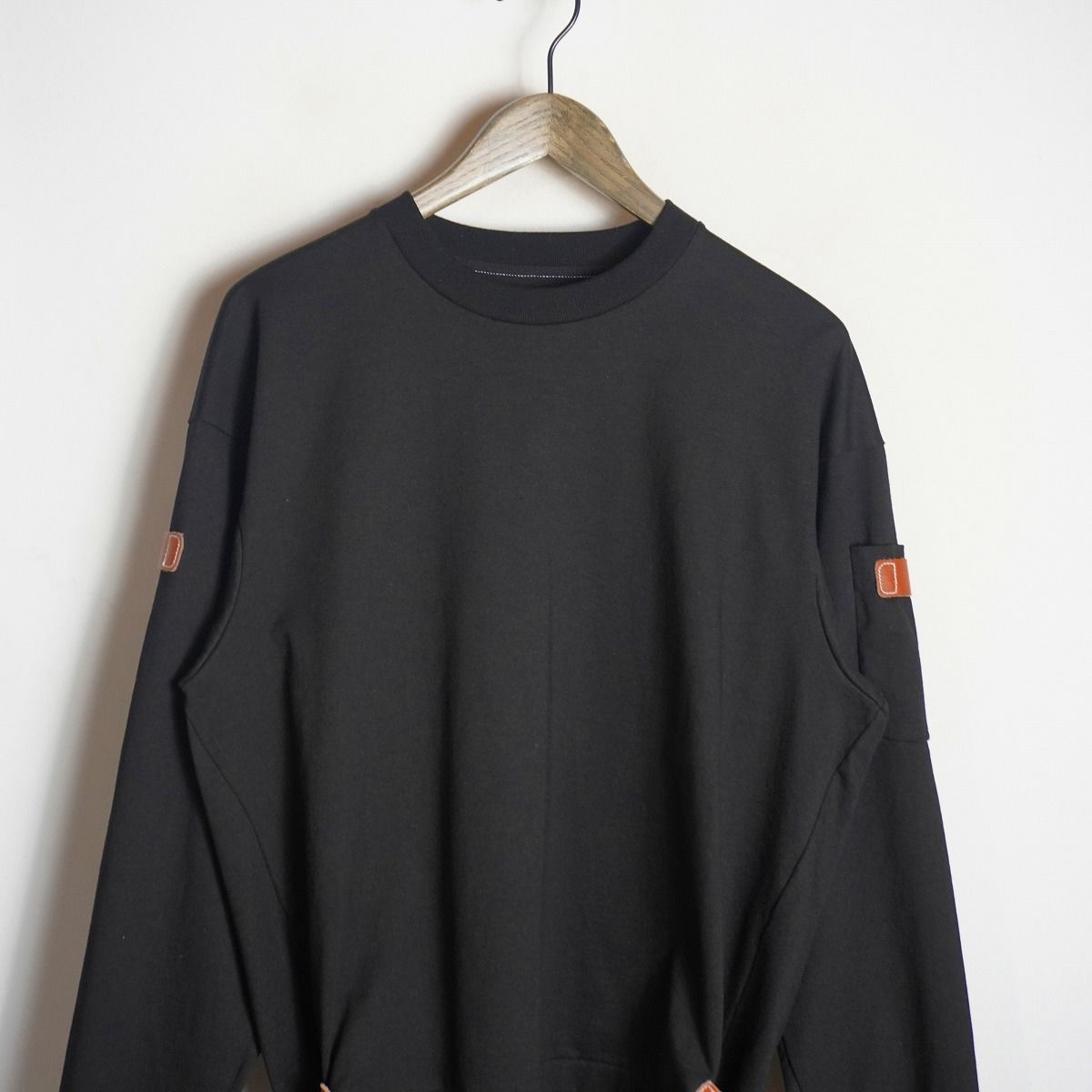美品 25AW SUNSEA サンシー 3103 BELTED LONG-T レザー ベルト ロング