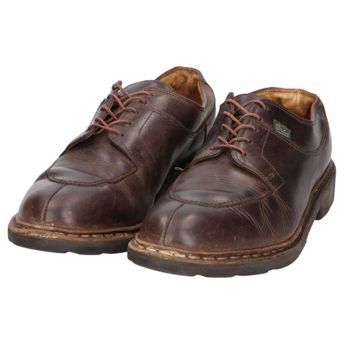 古着 パラブーツ PARA BOOT Uチップシューズ フランス製 7 メンズ25.5cm相当/saa014713