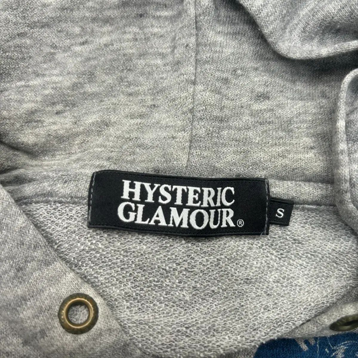 HYSTERIC GLAMOUR サークルガール グレー フーディー ジップアップ S