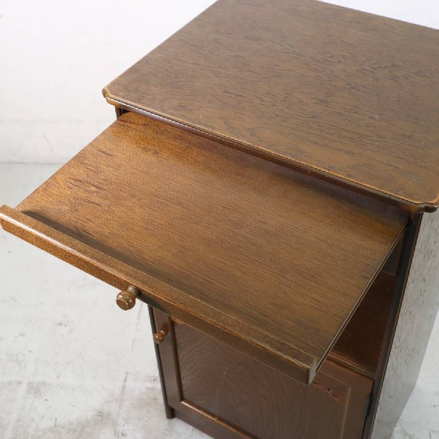 パリの雑貨屋 スライド天板 電話台 F-114 FAX台 花台 収納・コンセント