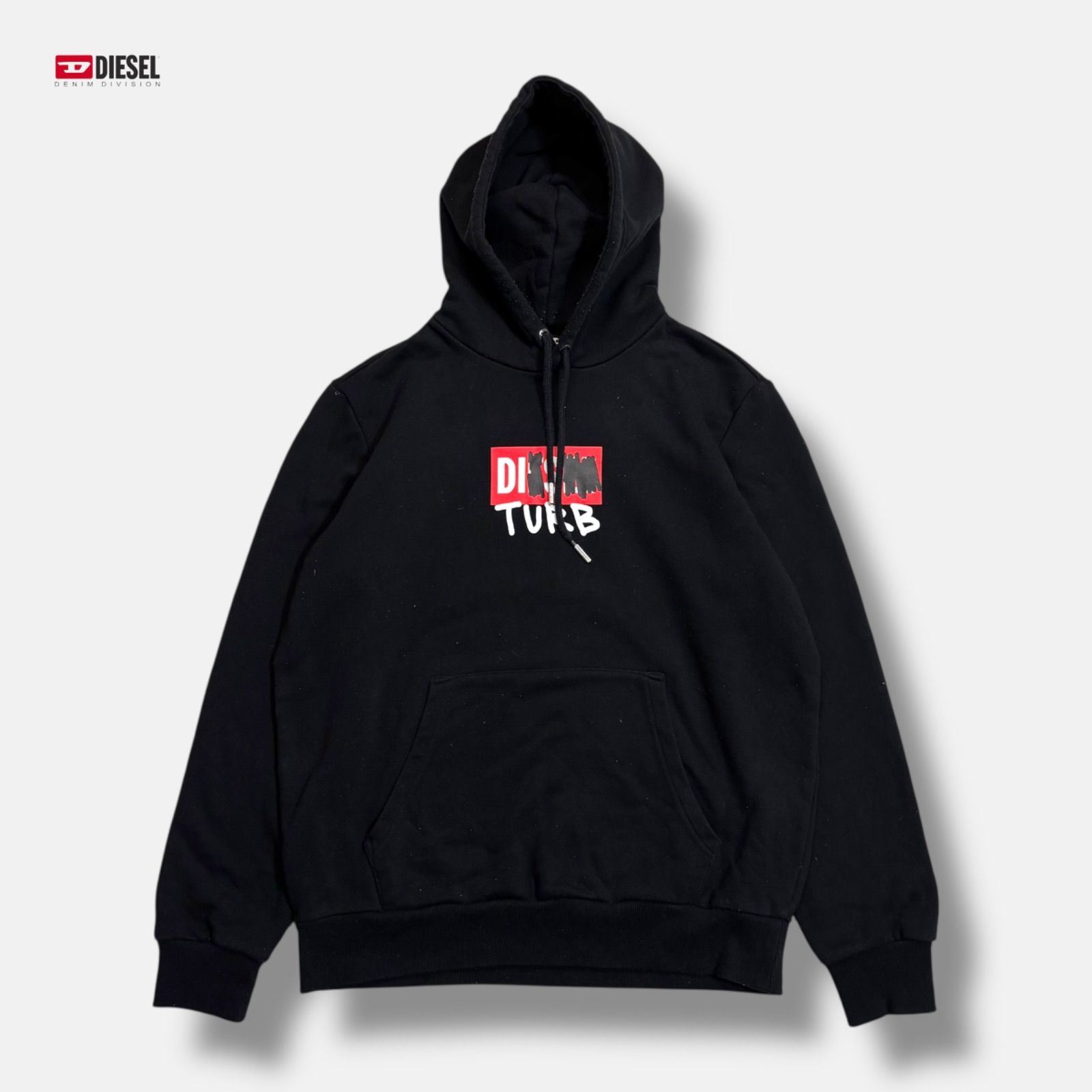 DIESEL S-GIRK-HOOD-B8スウェットシャツパーカー ブラック XL - メルカリ