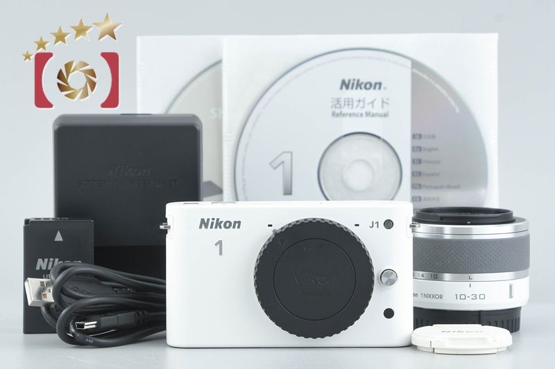 Nikon ニコン 【】Nikon ニコン 1 J1 標準ズームレンズキット ホワイト