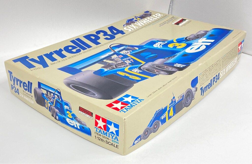 タミヤ　1/12 タイレルP34シックスホイーラー エッチングパーツ付プラモデル タミヤ（TAMIYA） 1/12 タイレルP34 シックスホイーラー エッチング